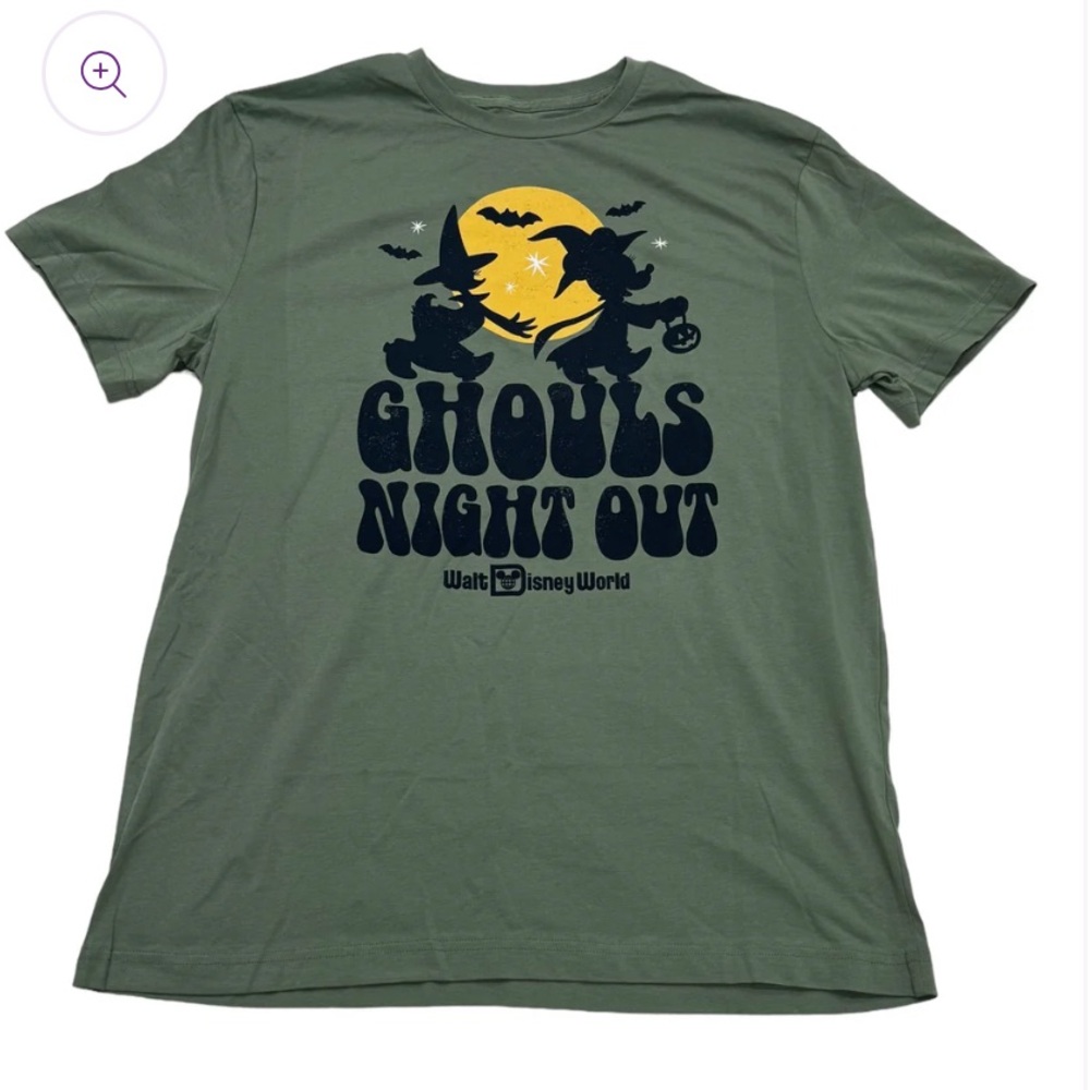 Disneyland Minnie & Daisy Ghouls Night Out Graphic T Shirt Small